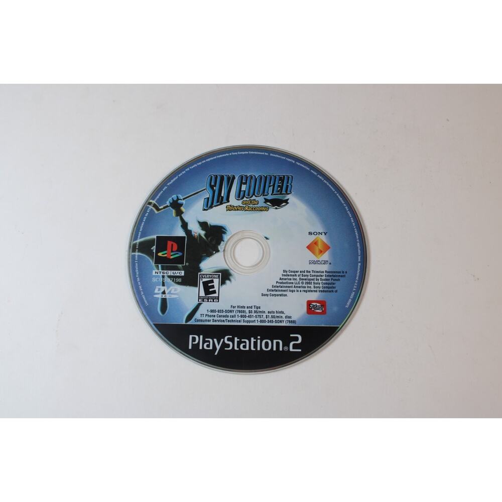 Sly Cooper And The Thievius Raccoonus (Sony Playstation 2, PS2) Disc Only Tested - Picture 3 of 8